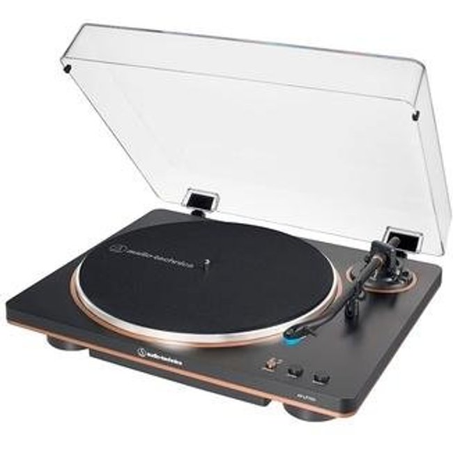 Toca Discos Audio-Technica AT-LP70X, Acionamento por Correia, Automatico, Preto e Bronze - AT-LP70X-BZ-C