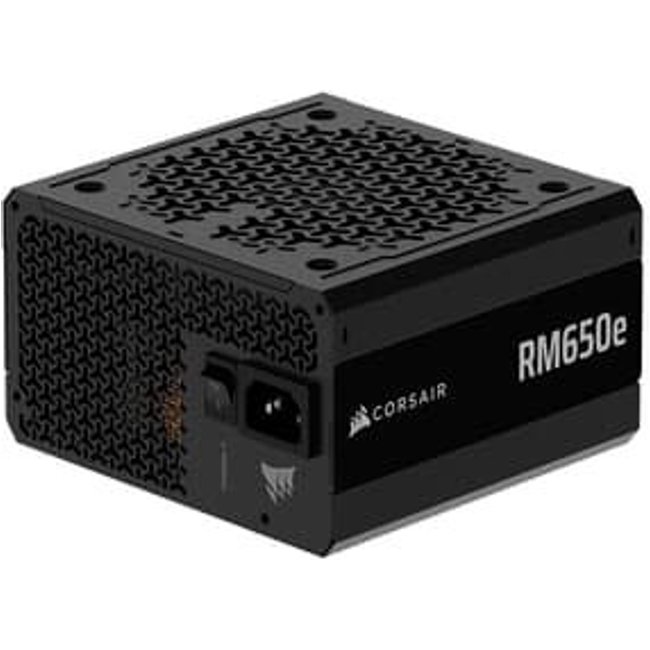Fonte CORSAIR RM650e, 650W, Platinum, Full Modular, ATX 3.1 e PCIe 5.1, Eficiência Cybenetics Gold, Baixo ruído, Preto - CP-9020302-BR