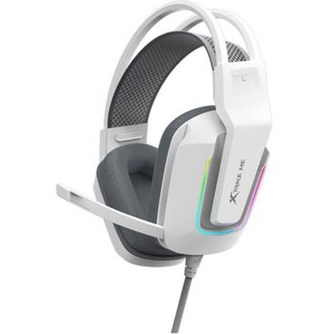Headset Gamer Xtrike GH-712, Drivers 50mm, 7.1 Surround, Conexão USB e P2, Branco - GH-712WH