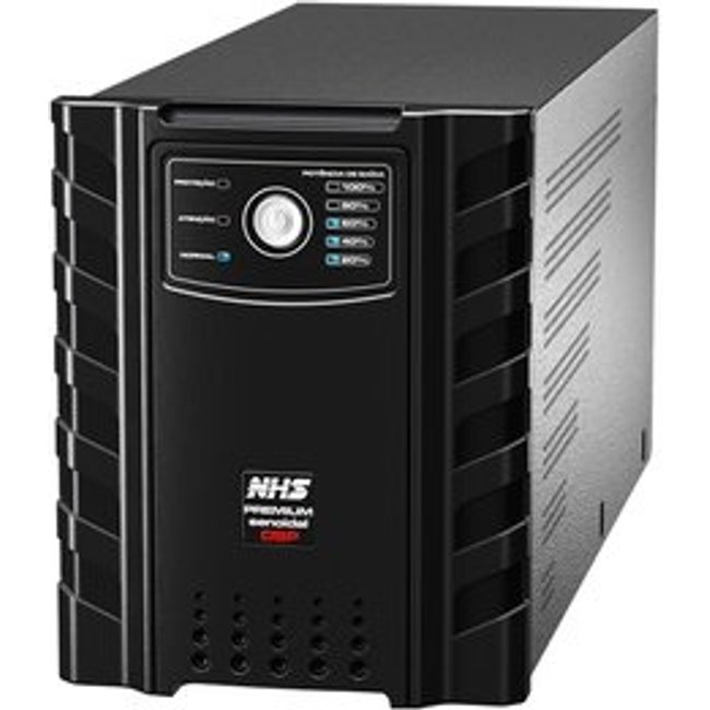 Nobreak NHS Premium Senoidal, 2000VA, 6 Baterias de 7Ah, Saída 120V, FP=0,9, USB, Preto - 91.B0.020400