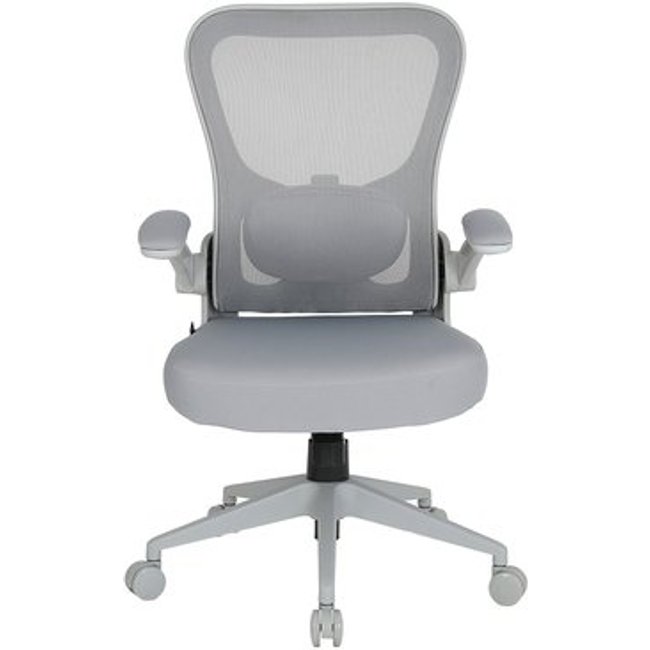 Cadeira de Escritório Ergonômica DT3 Vita Grey Frame, Até 120Kg, Reclinável, Cilindro de Gás Classe 4, Malha, Cinza - 14558-3
