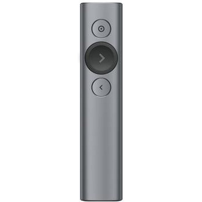 Apresentador sem fio Logitech Spotlight USB ou Bluetooth, Aplicativo para Personalização e Alertas e Bateria Recarregável - 910-005216