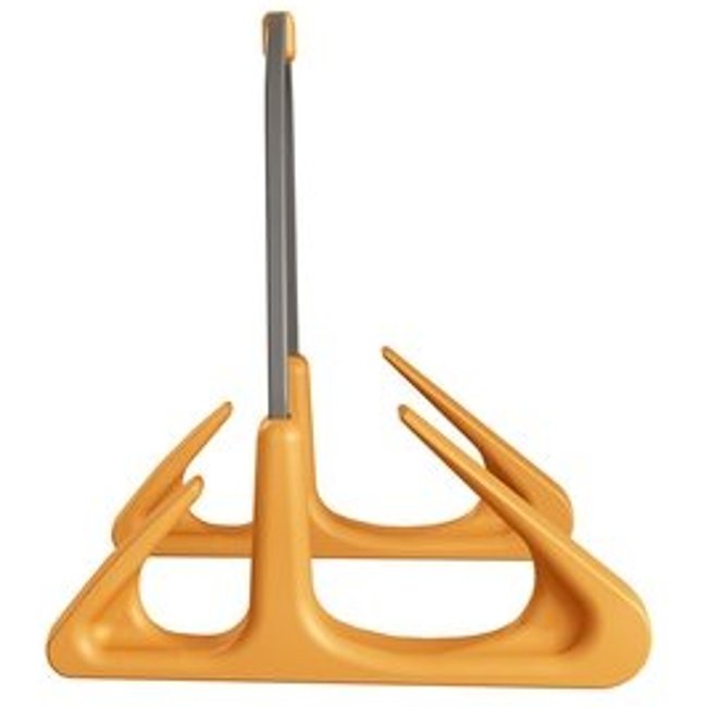 Suporte vertical para Notebook e Tablet Octoo LiteStand Vertical, Titanium e Caramelo - 9574