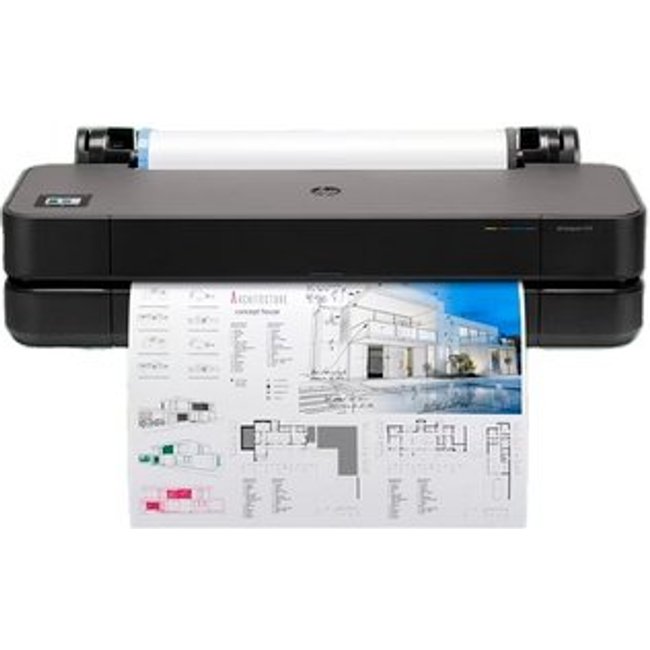 Impressora Plotter HP DesignJet T210 24", Colorida, Wi-Fi, USB, Preto - 8AG32D