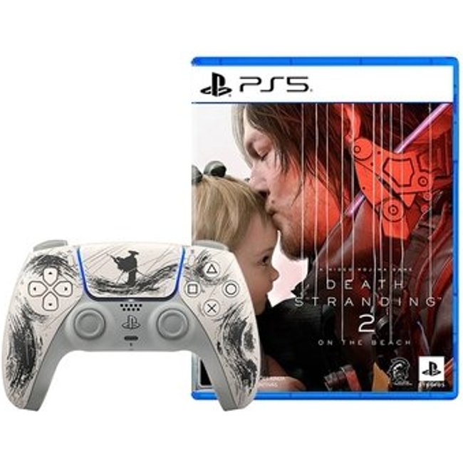 Kit Controle Dual Sense Ghost of Yotei + Death Stranding 2: On The Beach PS5