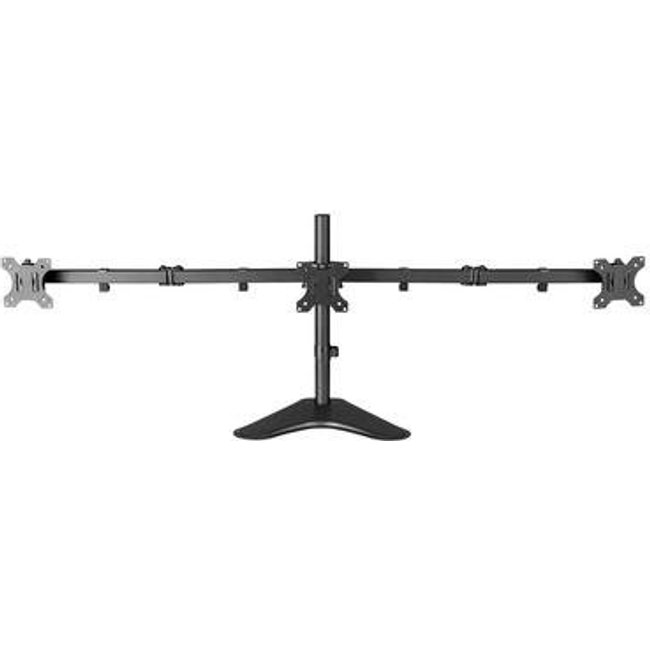 Suporte Triplo de Mesa para Monitores ELG, Giratório, Articulado - T1236N