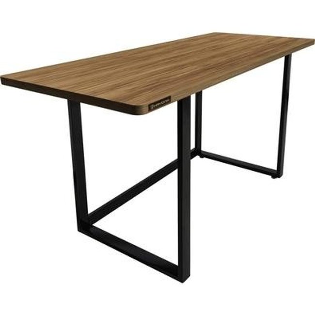 Mesa Office Hayonik MHO 1500, Pés com Regulagem de Altura, Borda 27mm, Amendola Rustica - 72338