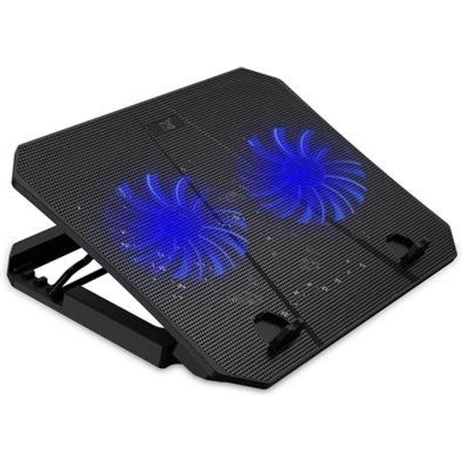 Suporte para Notebook Maxprint Popmax Light, 5 Ajustes, 2x Fans, 2x USB, Até 15.6, Preto - 60000117