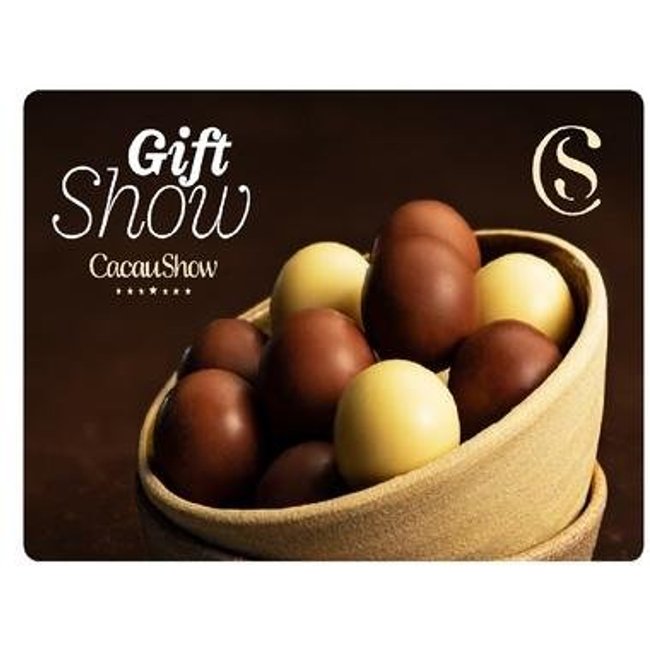 Gift Card Cacau Show: 30 Reais - Cartão Presente Digital