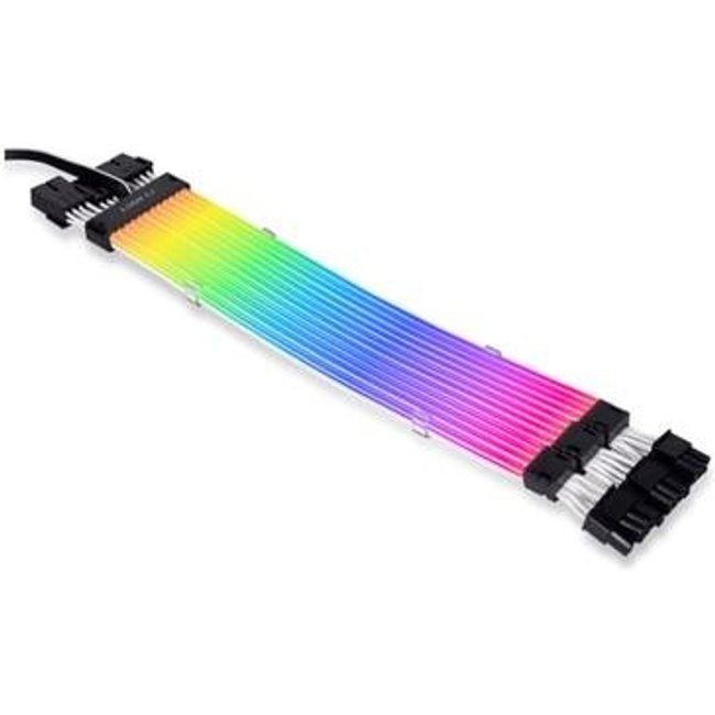 Cabo Extensor Lian Li Strimer Plus V2 Triple, RGB, 8 Pinos - PW12-PV2 BLACK