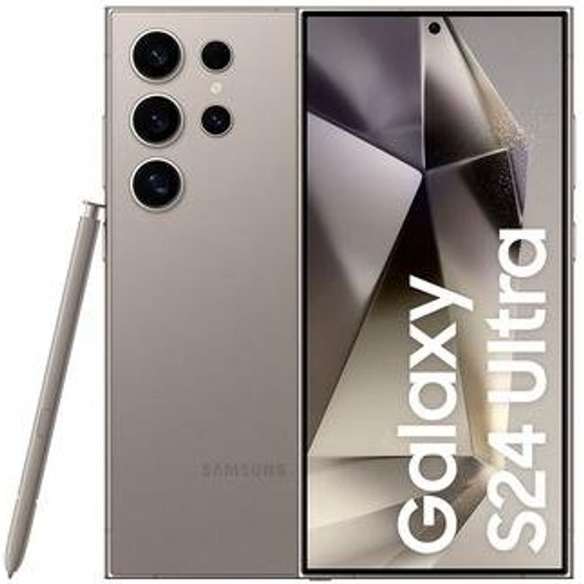 Smartphone Samsung Galaxy S24 Ultra, Galaxy AI, Câmera Quádrupla 200MP, Tela de 6.8", 256GB, 12GB de RAM, Titânio Cinza - SM-S928BZTSZTO