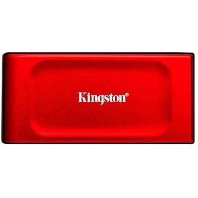 SSD Externo Kingston XS1000, 1TB, USB 3.2 Gen 2x2, Portátil, Leitura: 1050 MB/s, Gravação: 1000 MB/s, Vermelho - SXS1000R/1000G