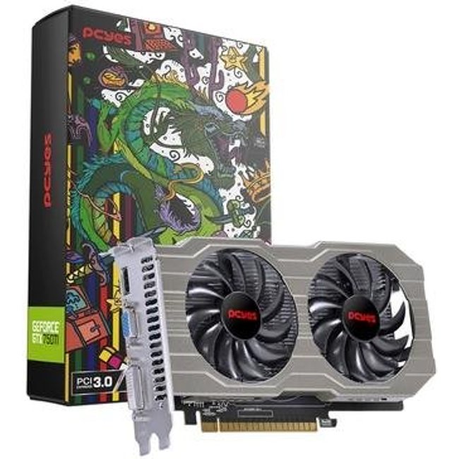 Placa de Vídeo GTX 750 TI PCYes NVIDIA GeForce, 4GB GDDR5, 128 Bit, Full Size - PA750TIR5DFFS