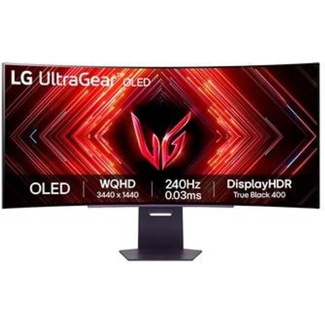 Monitor Gamer Curvo LG UltraGear OLED 45", 2K QHD, 240Hz, 0.03ms, FreeSync Premium Pro, G-Sync, HDR400 - 45GS95QE