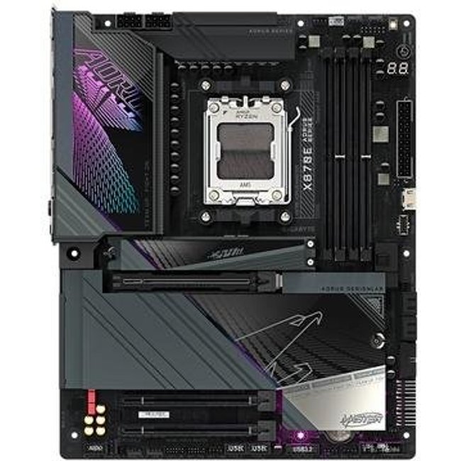Placa Mãe Gigabyte X870E AORUS MASTER, AMD AM5, ATX, DDR5, LED RGB, Bluetooth, Wi-Fi 7 - X870E AORUS MASTER