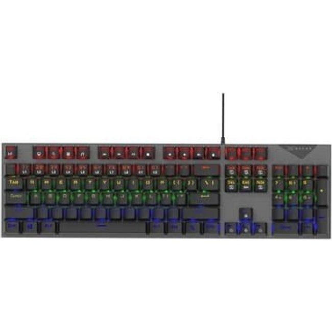 Teclado Gamer XT Racer Expert XTK-110, RGB, Anti-Ghosting, Switches MX Vermelho, ABNT2, Profissional, Preto - XTK-110