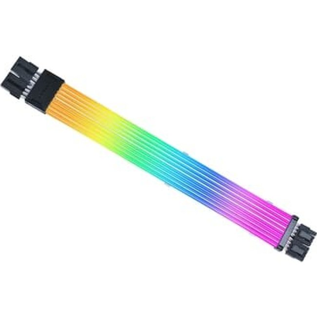 Cabo Extensor Lian Li Strimer Wireless, RGB, GPU 2X8-PIN, Preto - PW8-1W BLACK