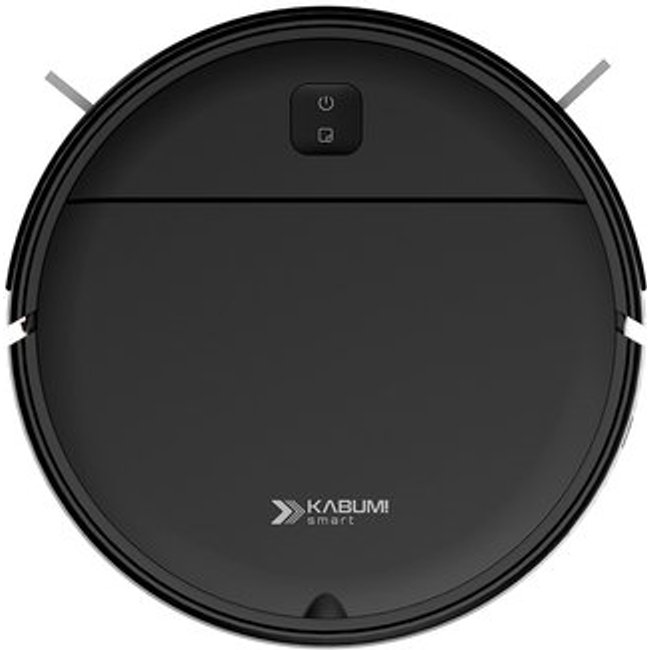 Robô Aspirador de Pó KABUM! smart K100 - 2 Modos de Limpeza, Sensor Anti-Queda, Anti-Colisão, Bivolt, Preto - KSAR100PT