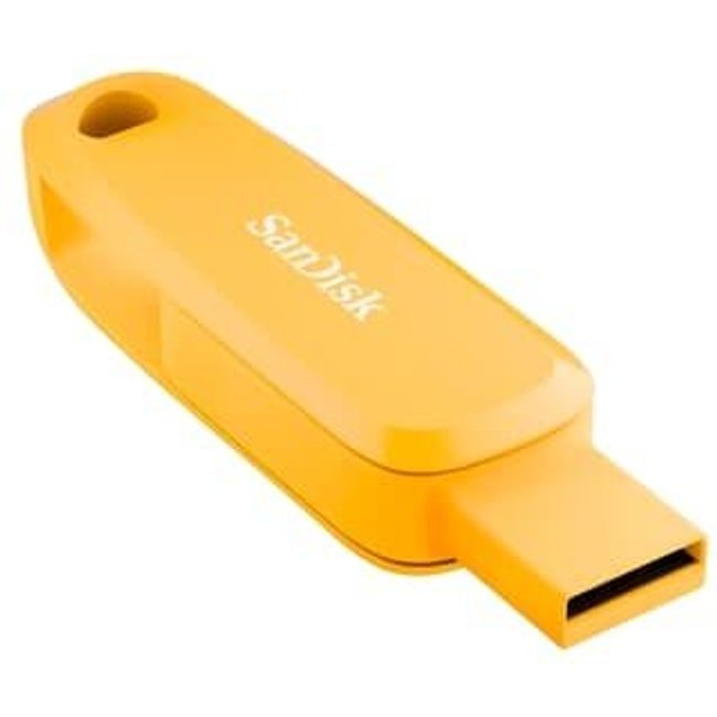 Pen Drive SanDisk 512GB, Tipo C e Tipo A, Amarelo - SDDDC6-512G-G46YD