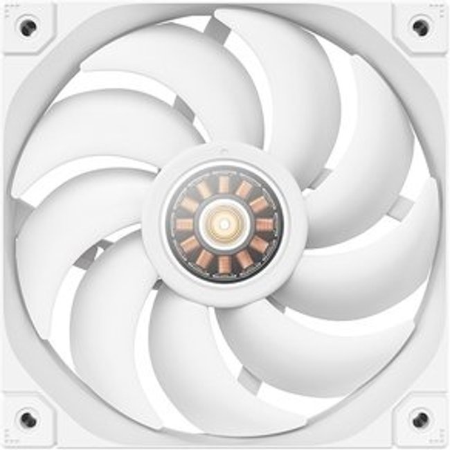 Kit com 3 Ventoinhas DeepCool FT12, 120mm, Branco - R-FT12-WHWPN3-G