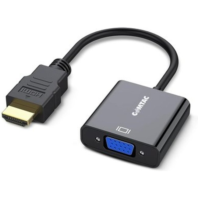 Cabo Adaptador Conversor Comtac HDMI, para VGA, Áudio P2 e Micro-USB, Preto - 22129274
