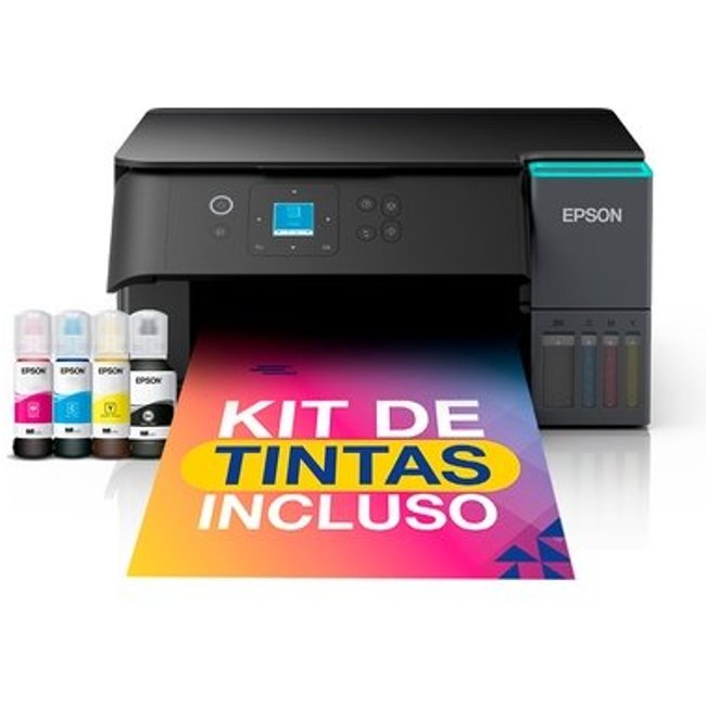 Multifuncional Epson EcoTank L4360 - Wi-Fi Direct, Frente e Verso Automático