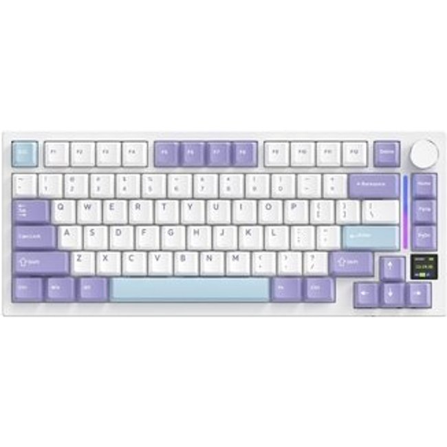 Teclado Mecânico Gamer Sem Fio Attack Shark X820 Ultra, RGB, Switch Shark, Starlight White - X820 ULTRA Starlight White