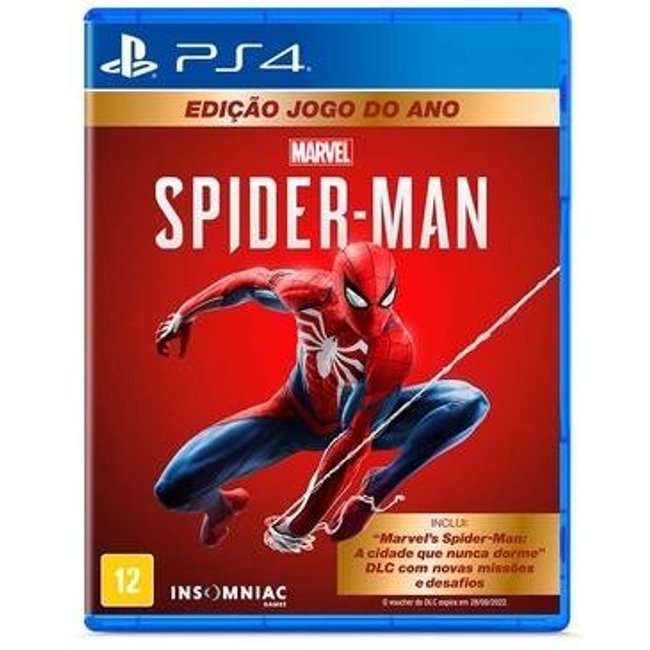 Jogo Spider-Man Game of The Year Edition PS4
