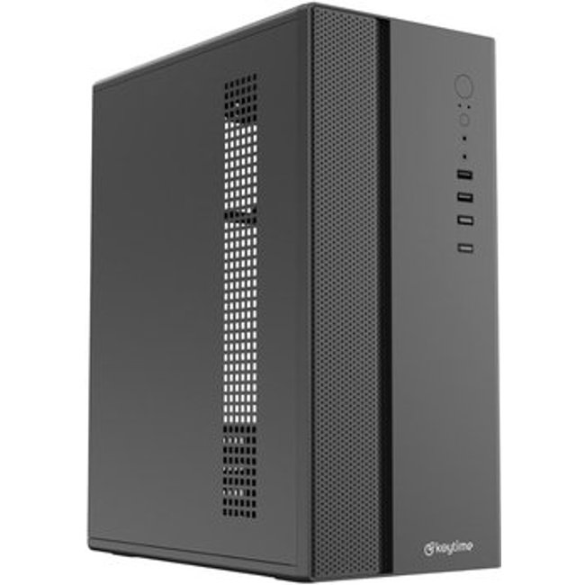 Gabinete Keytime Neo, Micro-ATX, Sem Fans, Preto - KYT00046