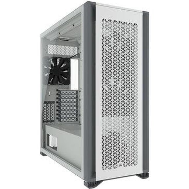 Gabinete Gamer Corsair 7000D Airflow, Full Tower, Lateral em Vidro Temperado, 3x FANs, Branco - CC-9011219-WW