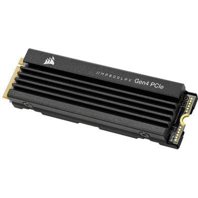 SSD Corsair Force MP600 PRO LPX, 1TB, M.2 PCIe, NVMe, Leitura: 7100MB/s e Gravação: 5800MB/s, Preto - CSSD-F1000GBMP600PLP
