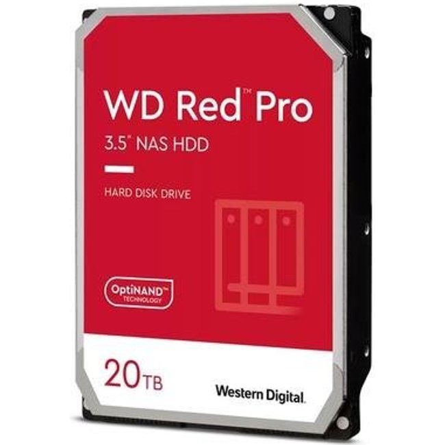 HD WD Red Pro NAS, 20TB, 7200 RPM 268MB/s, 3.5, SATA - WD201KFGX