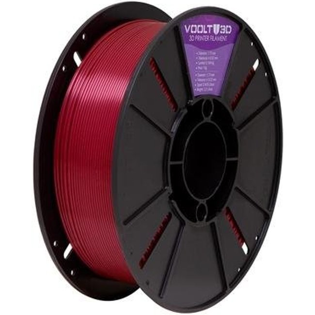 Filamento PLA para Impressora Voolt 3D, 1 Kg, Marsala - PL-MS-1