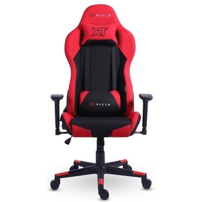 Cadeira Gamer XT Racer Defender NR17, Até 120kg, Com Almofadas, Reclinável, Descanso de Braço 3D, Preto e Vermelho - XTR-030