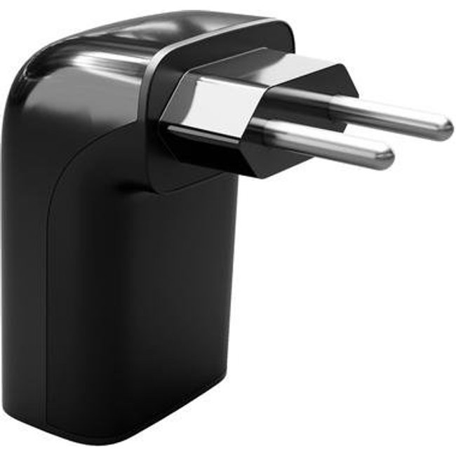 Protetor Contra Surtos Elétricos Clamper Pocket Fit 2 Pinos, Monopolar, Bivolt, Preto - 26790