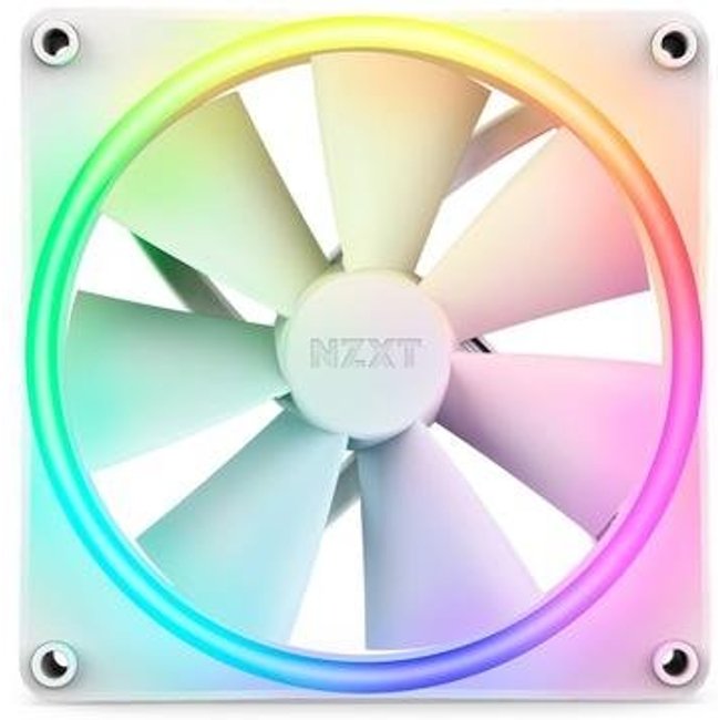 Ventoinha NZXT F140RGB Duo 140mm, Led RGB, Branco - RF-D14SF-W1