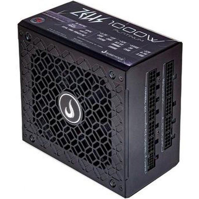 Fonte Gamer Rise Mode Zeus, 1000W, 80 Plus Platinum, Modular, PFC Ativo, Preto - RM-PSU-01-PA-1000
