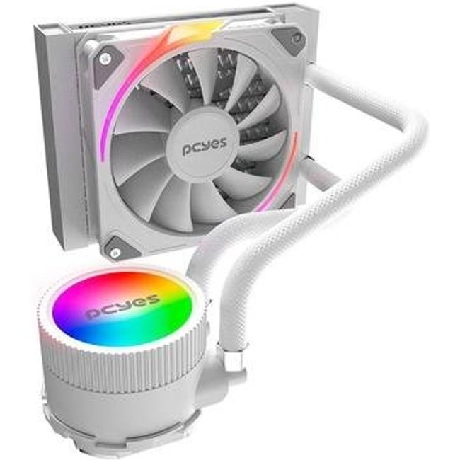 Water Cooler PCYes Sangue Frio 3, ARGB, 120mm, AMD/Intel, Branco - ARGBSF3120WGBR
