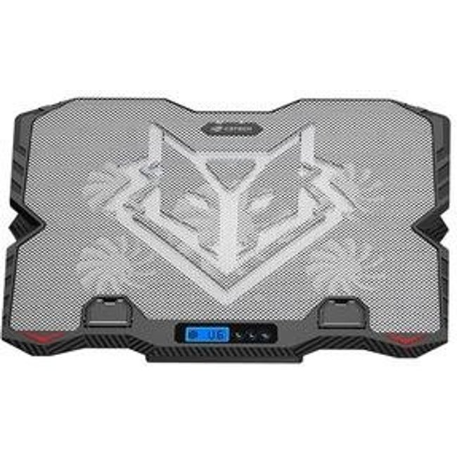 Base Para Notebook 15,6" Gamer C3Tech, Branco e Preto - NBC-90SI