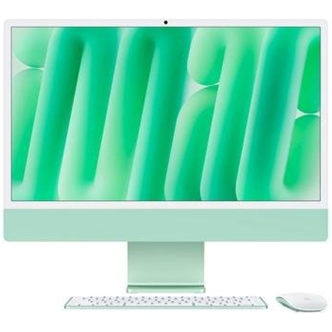 iMac Apple Tela Retina 24" 4.5K, Chip M4, CPU 10 Núcelos, GPU 10 Núcleos, Neural Engine de 16 Núcleos, 24GB RAM, 512GB SSD, Verde - MD2Q4BZ/A