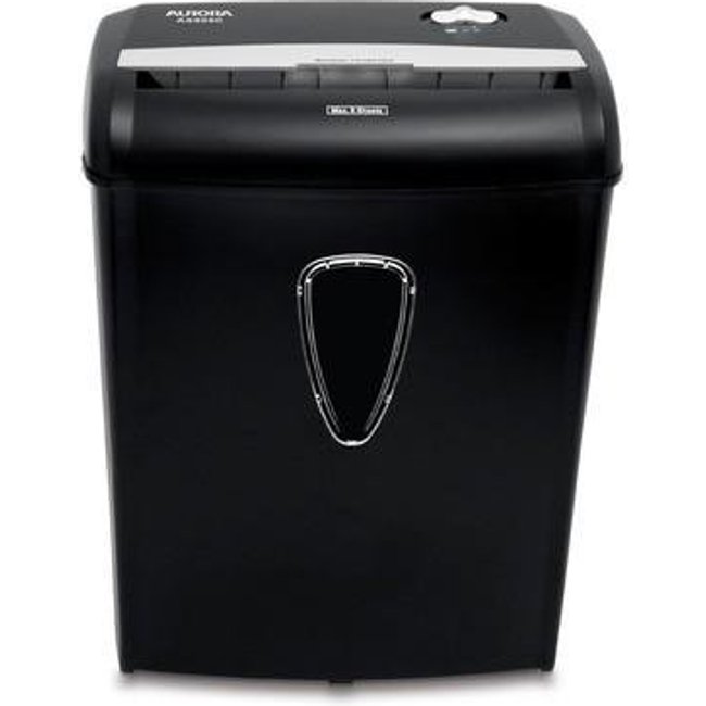 Fragmentadora Aurora Corte em partícula 08 Folhas, Cartão, Grampo com cesto 13L 110V - AS890C