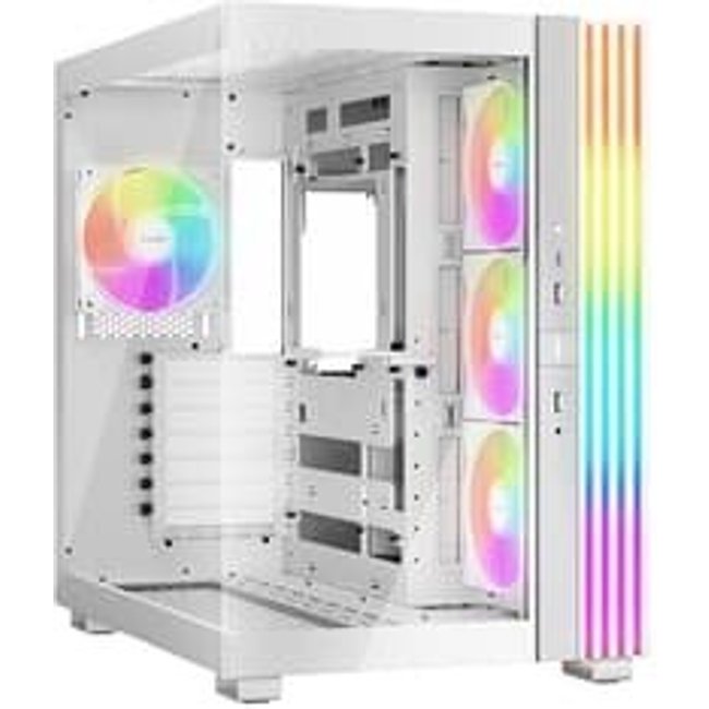 Gabinete Gamer Be Quiet Light Base 600 LX, Mid Tower, ARGB, Lateral em Vidro, Branco - BGW68