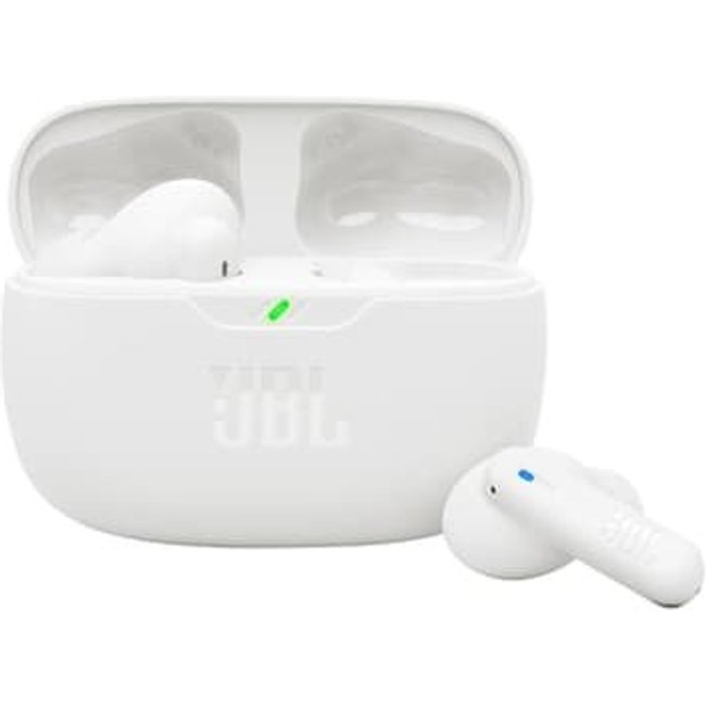 Fone de Ouvido Sem Fio JBL Beam 2, Cancelamento de Ruído, IP54, Até 40 horas de Bateria, Bluetooth, Branco - JBLWBEAM2WHT