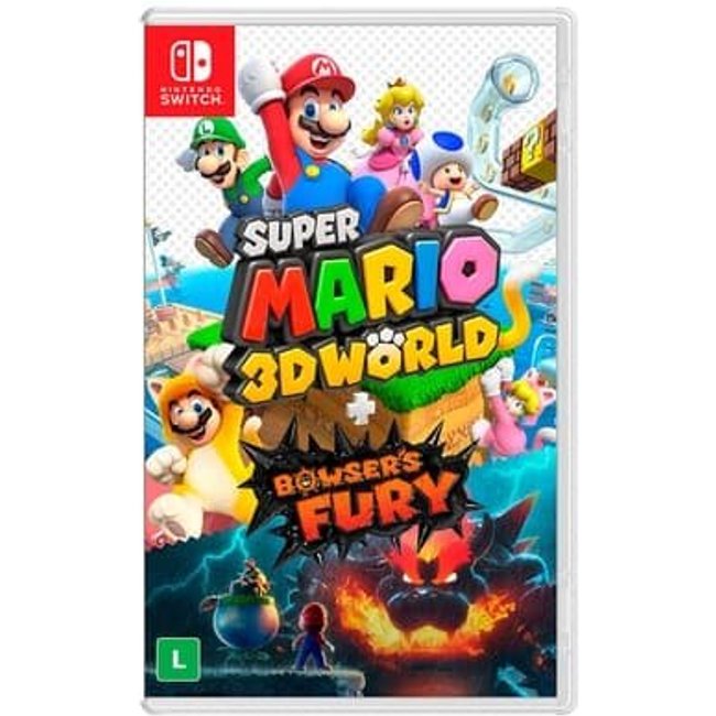 Jogo Super Mario 3D World + Bowser's Fury, Nintendo Switch - NT000020NSW