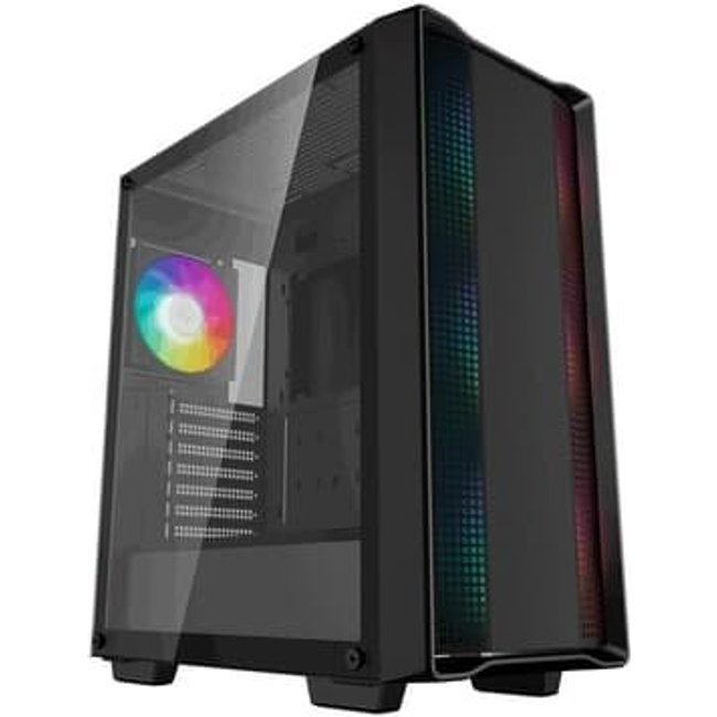 Gabinete Gamer Deepcool CC 560, Mid Tower, ARGB, ATX, Lateral em Vidro Temperado, Preto - R-CC560-BKTAA4-G-2