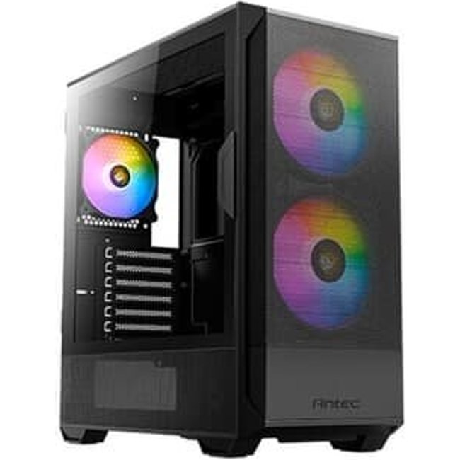 Gabinete Gamer Antec Nx416l, ARGB, Mid Tower, Lateral De Vidro, Preto - 0-761345-10002-1