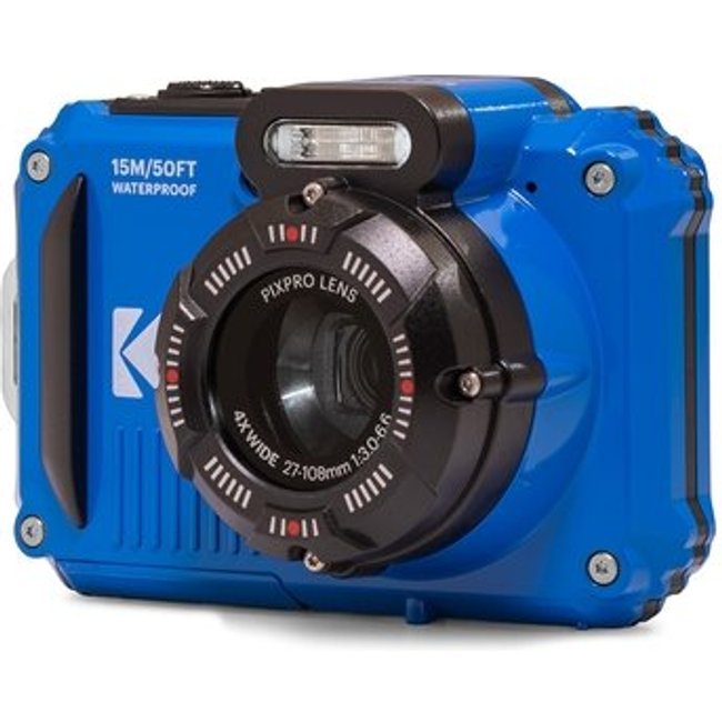 Câmera Compacta Kodak PIXPRO WPZ2, 16 MP, Full HD, LCD 2,7"", Azul - CAK20018