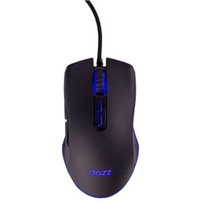 Mouse Gamer Dazz GMO2001, RGB, 7200DPI Ajustável, 07 Botões, 500Hz, Preto, - 62000182