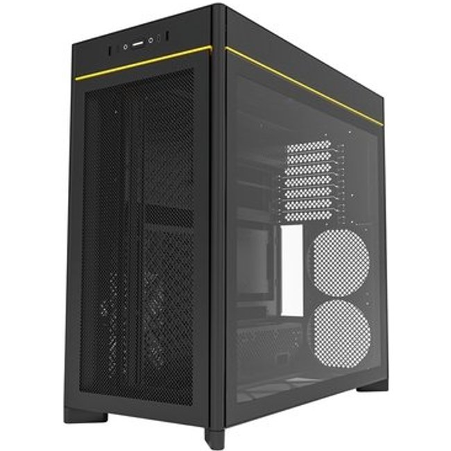 Gabinete Gamer Montech HS01, Mid-Tower, Vidro Temperado, Preto - HS01BK