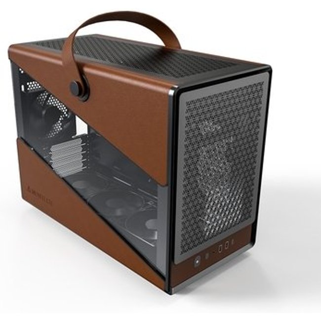 Gabinete Gamer Montech Heritage Pro, Mid-Tower, Vidro Temperado, Com 4X Fans, Preto - HRTGPBK